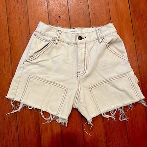 Pac Sun white cargo shorts